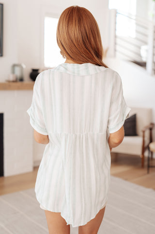 So Far Away Striped Top-Tops-Ave Shops-Motis & Co Boutique, Women's Fashion Boutique in Carthage, Missouri