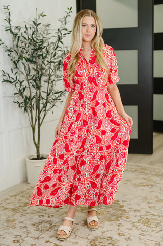 Strolling By Floral Maxi Dress-Dresses-Ave Shops-Motis & Co Boutique, Women's Fashion Boutique in Carthage, Missouri