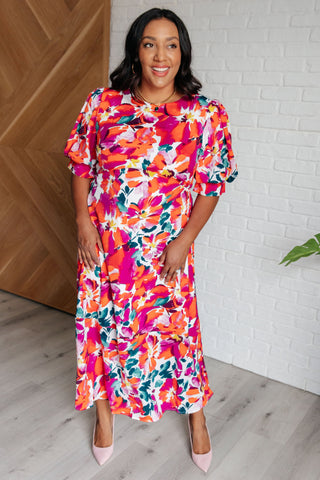 Stroll in the Park Floral Dress-Dresses-Ave Shops-Motis & Co Boutique, Women's Fashion Boutique in Carthage, Missouri