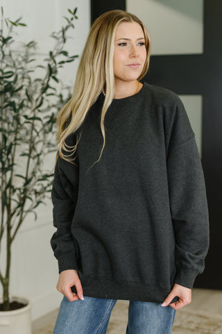 Sunday Snug Relaxed Pullover in Charcoal-Pullovers-Ave Shops-Motis & Co Boutique, Women's Fashion Boutique in Carthage, Missouri
