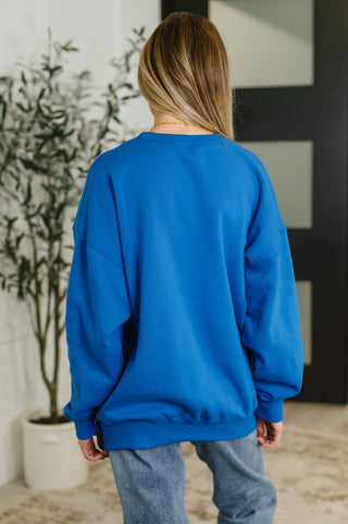 Sunday Snug Relaxed Pullover in Ocean Blue-Pullovers-Ave Shops-Motis & Co Boutique, Women's Fashion Boutique in Carthage, Missouri