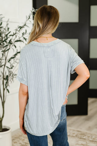 Sunday's Bestie Mineral Wash Top in Light Grey-T-shirt-Ave Shops-Motis & Co Boutique, Women's Fashion Boutique in Carthage, Missouri