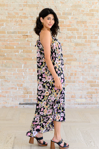 Sunny Side of Life Halter Top Dress-Dresses-Ave Shops-Motis & Co Boutique, Women's Fashion Boutique in Carthage, Missouri