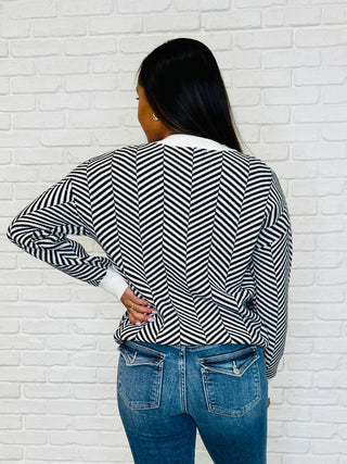 Super Secret Chevron Sweater-Womens-Ave Shops-Motis & Co Boutique, Women's Fashion Boutique in Carthage, Missouri