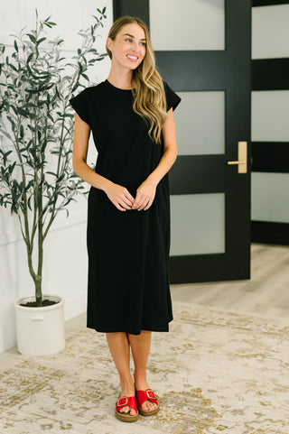Sweet Like That Casual Dress in Black-Dresses-Ave Shops-Motis & Co Boutique, Women's Fashion Boutique in Carthage, Missouri
