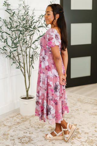 Sweetheart Club Square Neck Floral Dress-Dresses-Ave Shops-Motis & Co Boutique, Women's Fashion Boutique in Carthage, Missouri