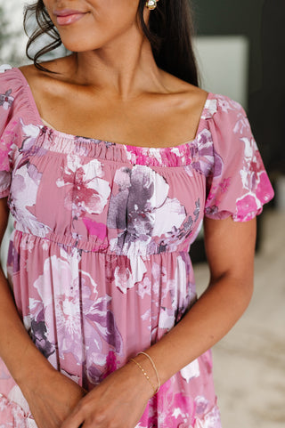 Sweetheart Club Square Neck Floral Dress-Dresses-Ave Shops-Motis & Co Boutique, Women's Fashion Boutique in Carthage, Missouri