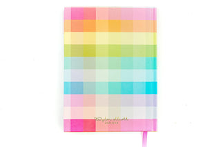 Darling Bright Checked Journal Notebook-Stationary-Taylor Elliott Designs-Motis & Co Boutique, Women's Fashion Boutique in Carthage, Missouri