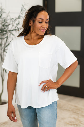 Take It Easy Slouchy Tee in Ivory-Womens-Ave Shops-Motis & Co Boutique, Women's Fashion Boutique in Carthage, Missouri