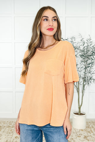 The Go-To Tee in Apricot Bliss-Womens-Ave Shops-Motis & Co Boutique, Women's Fashion Boutique in Carthage, Missouri