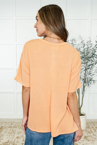 The Go-To Tee in Apricot Bliss-Womens-Ave Shops-Motis & Co Boutique, Women's Fashion Boutique in Carthage, Missouri