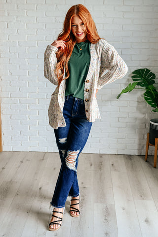 Uptown Crew T-Shirt in Green-Womens-Ave Shops-Motis & Co Boutique, Women's Fashion Boutique in Carthage, Missouri