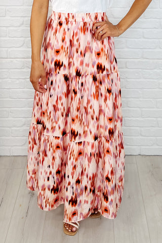 Words Fail Me Watercolor Print Maxi Skirt-Womens-Ave Shops-Motis & Co Boutique, Women's Fashion Boutique in Carthage, Missouri