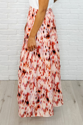 Words Fail Me Watercolor Print Maxi Skirt-Womens-Ave Shops-Motis & Co Boutique, Women's Fashion Boutique in Carthage, Missouri