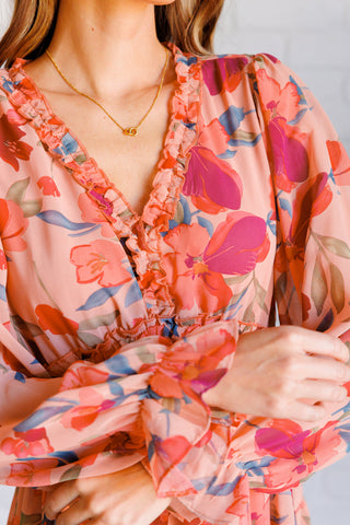 You And Me Floral Dress-Dresses-Ave Shops-Motis & Co Boutique, Women's Fashion Boutique in Carthage, Missouri