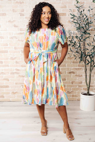 Young, Wild & Free Round Neck Dress-Dresses-Ave Shops-Motis & Co Boutique, Women's Fashion Boutique in Carthage, Missouri