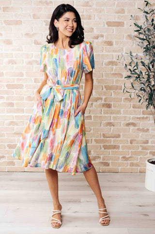 Young, Wild & Free Round Neck Dress-Dresses-Ave Shops-Motis & Co Boutique, Women's Fashion Boutique in Carthage, Missouri
