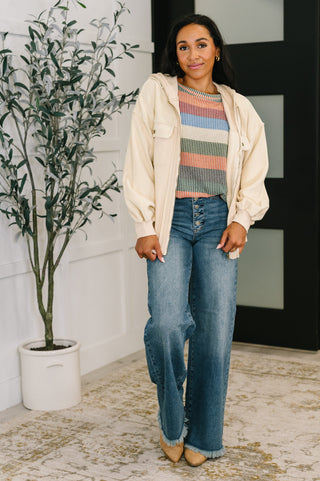 To Be Determined Drop Shoulder Top in Rust, Olive and Blue-Sweaters-Ave Shops-Motis & Co Boutique, Women's Fashion Boutique in Carthage, Missouri