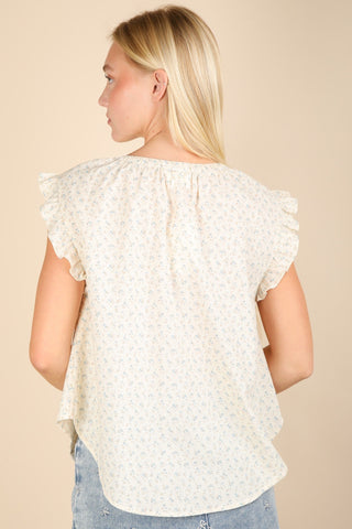 Picnic Petal Lace Detail Top-Blouses-Ave Shops-Motis & Co Boutique, Women's Fashion Boutique in Carthage, Missouri