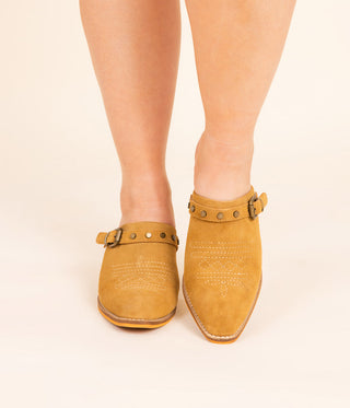 Drancy Western Mule in Tan-Shoes-Ave Shops-Motis & Co Boutique, Women's Fashion Boutique in Carthage, Missouri