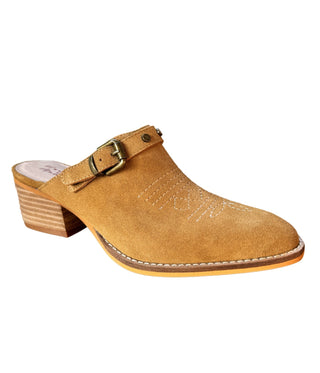 Drancy Western Mule in Tan-Shoes-Ave Shops-Motis & Co Boutique, Women's Fashion Boutique in Carthage, Missouri