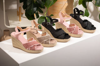 Elinor Wedge in Black-Shoes-Ave Shops-Motis & Co Boutique, Women's Fashion Boutique in Carthage, Missouri