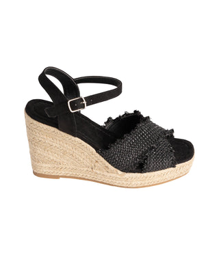 Elinor Wedge in Black-Shoes-Ave Shops-Motis & Co Boutique, Women's Fashion Boutique in Carthage, Missouri