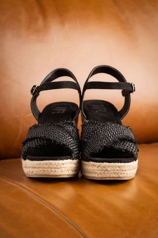 Elinor Wedge in Black-Shoes-Ave Shops-Motis & Co Boutique, Women's Fashion Boutique in Carthage, Missouri