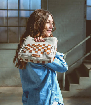 Keiki Woven Leather Handbag by Bed|Stu-Handbags-Bedstu-Motis & Co Boutique, Women's Fashion Boutique in Carthage, Missouri