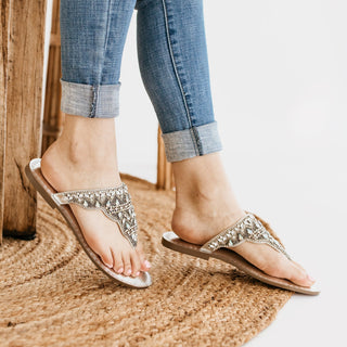 Loving U Sandals in Silver-Shoes-Ave Shops-Motis & Co Boutique, Women's Fashion Boutique in Carthage, Missouri