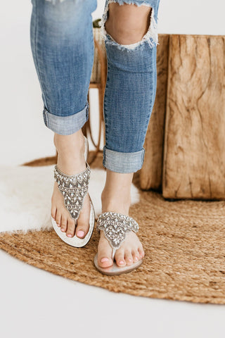 Loving U Sandals in Silver-Shoes-Ave Shops-Motis & Co Boutique, Women's Fashion Boutique in Carthage, Missouri