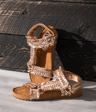 River Dance Woven Sandal in Champagne-Shoes-Ave Shops-Motis & Co Boutique, Women's Fashion Boutique in Carthage, Missouri