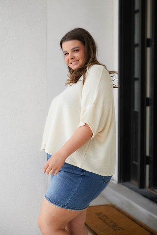 Brianna Boxy Crop Top-Short Sleeves-Ave-Motis & Co Boutique, Women's Fashion Boutique in Carthage, Missouri