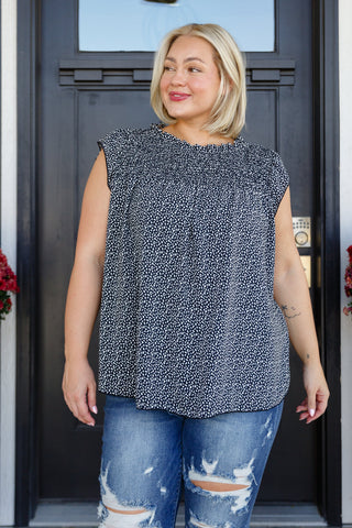 Not So Conventional Cap Sleeve Top-Short Sleeves-Ave-Motis & Co Boutique, Women's Fashion Boutique in Carthage, Missouri