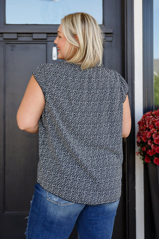 Not So Conventional Cap Sleeve Top-Short Sleeves-Ave-Motis & Co Boutique, Women's Fashion Boutique in Carthage, Missouri