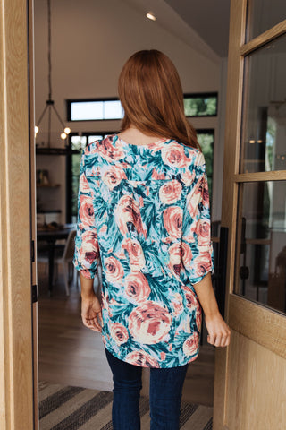 Whisked Away Floral Top-Long Sleeves-Ave-Motis & Co Boutique, Women's Fashion Boutique in Carthage, Missouri