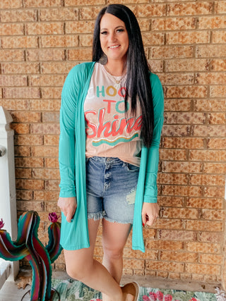 Callie Teal Cardigan-Cardigans-Texas True Threads-Motis & Co Boutique, Women's Fashion Boutique in Carthage, Missouri