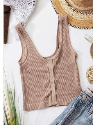 Kelly Ribbed Crop Tank-Tanks-TREND NOTES-Motis & Co Boutique, Women's Fashion Boutique in Carthage, Missouri