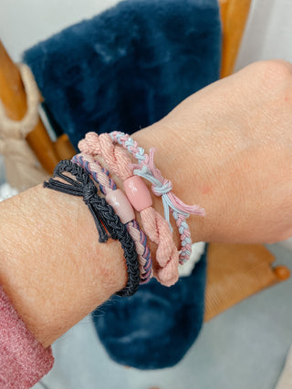 Boho Braided Hair Tie Bracelets-Hair Accessories-Motis-Motis & Co Boutique, Women's Fashion Boutique in Carthage, Missouri
