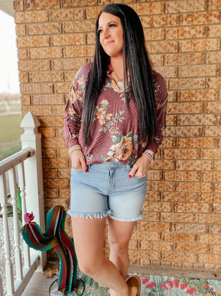 Dusty Light Wash Denim Shorts-Shorts-Zenana-Motis & Co Boutique, Women's Fashion Boutique in Carthage, Missouri