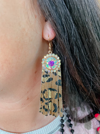Rourk Bling Fringe Earrings-Earrings-RC-Motis & Co Boutique, Women's Fashion Boutique in Carthage, Missouri